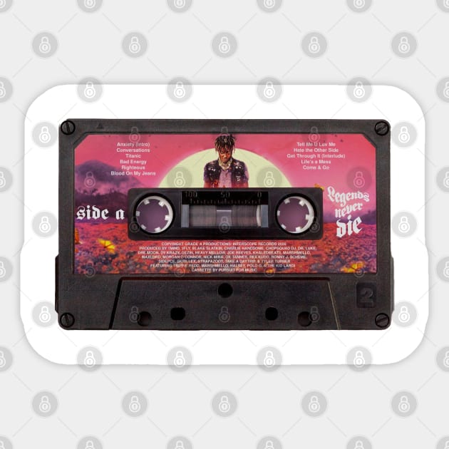 JUICE WRLD TAPE Juice Wrld Sticker TeePublic
